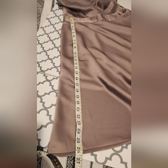 J. Crew Halter Crisscross Silky Dress in Brown Size 10 - Picture 5 of 10